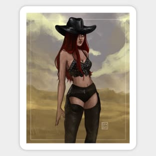 cowgirl Sticker